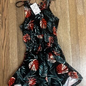 Love at First Site- Tie neck adjustable Romper